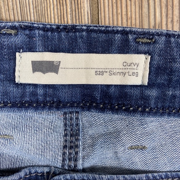 Levi's 529 High Rise Curvy Skinny Denim Jeans - Picture 4 of 7
